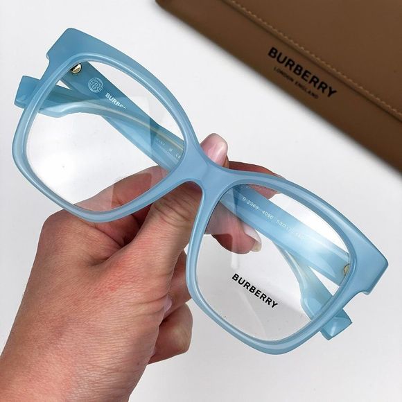 Burberry BE2363 Sylvie 4086 Eyeglasses Azure Square Women - Picture 1 of 12